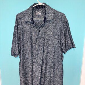 Under Armour HeatGear Dark Blue Polo - Size XL - Loose Fit - heatgear